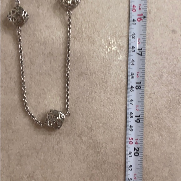 Kendra Scott Necklace Silver Long - Picture 3 of 4